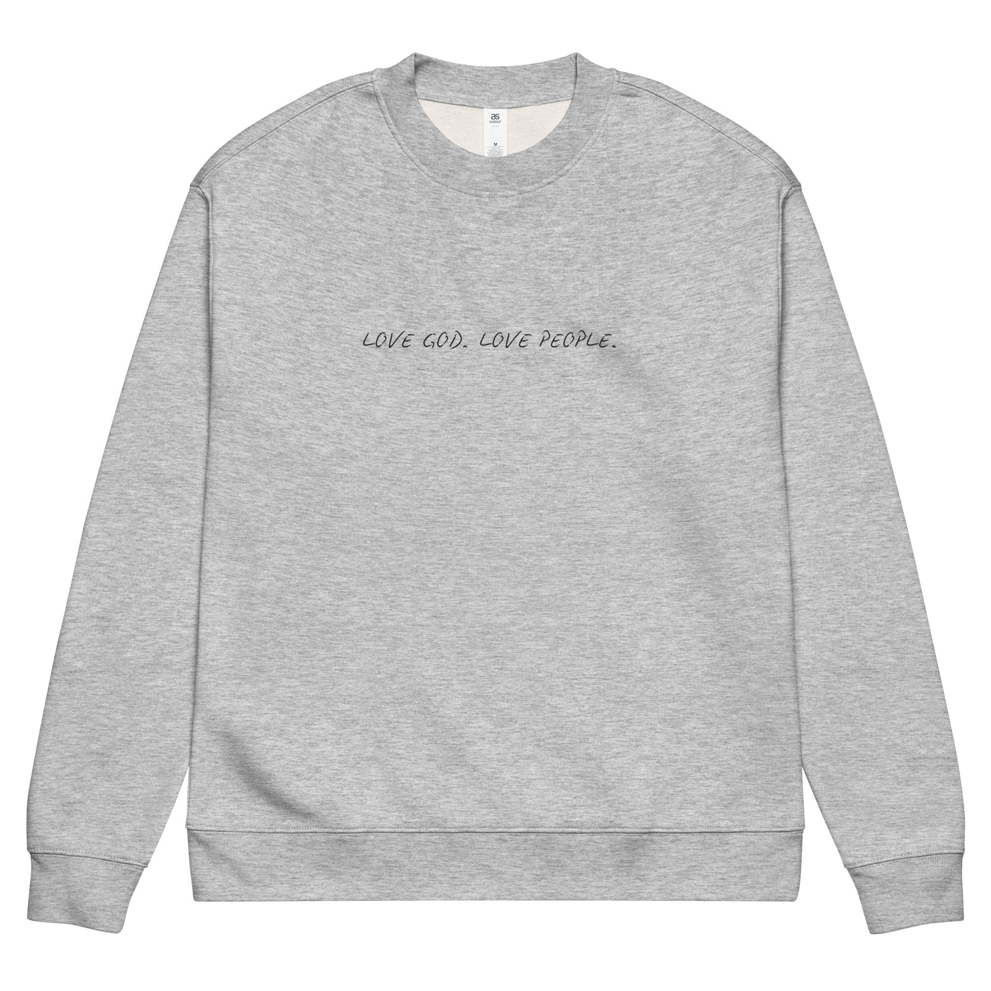 Grey crew neck sweatshirt - English – HXP Swag Shop